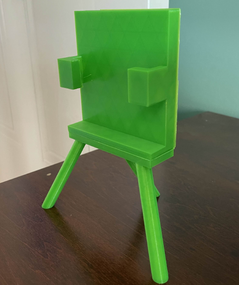 it has not 3d printed