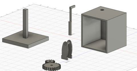 The 3d Model Not Assembled